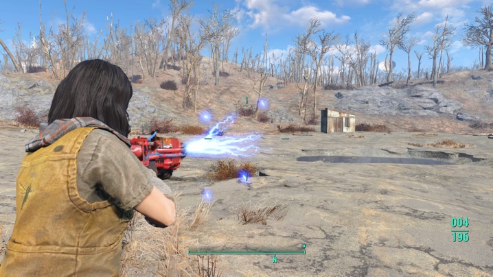 Ps4版fallout4 シャア専用 赤いテスラ ライフルmod Digiroma