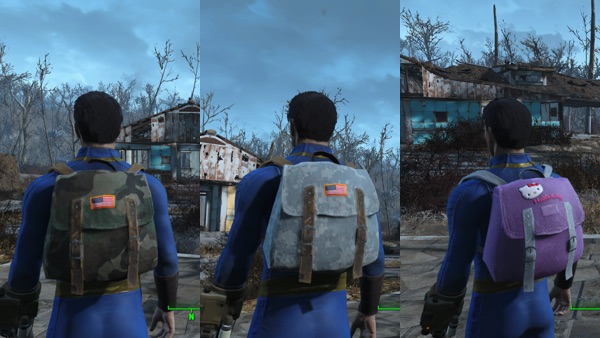 Xbox One版fallout4 Mod Simple Backpacks Digiroma