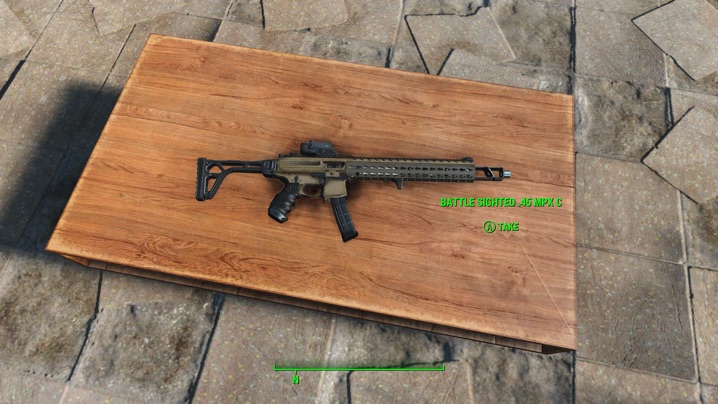 Xbox One版fallout 4 Mod Sig Sauer Mpx Digiroma