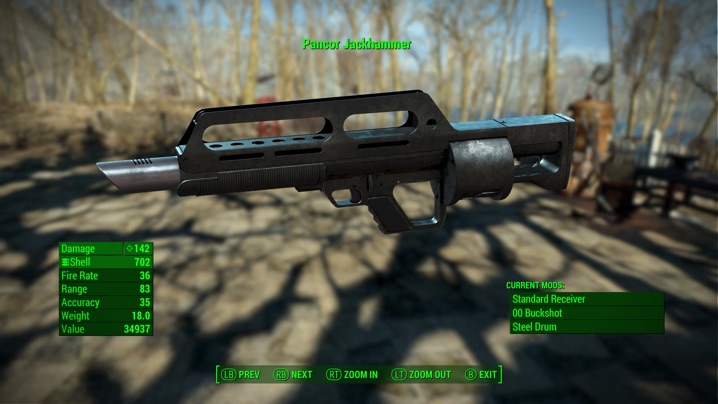 Xbox One版fallout 4 Mod Pancor Jackhammer Digiroma