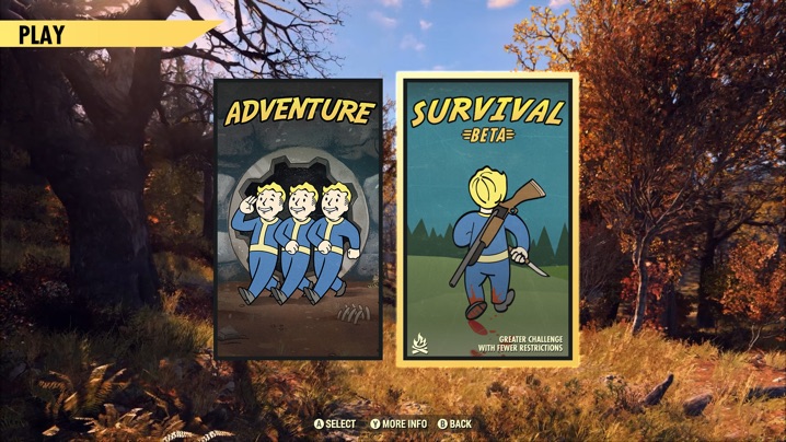 Fallout 76 サバイバルモード