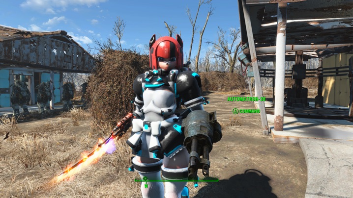 Xbox One版fallout 4 Mod Maid Brand New Assaultron Digiroma