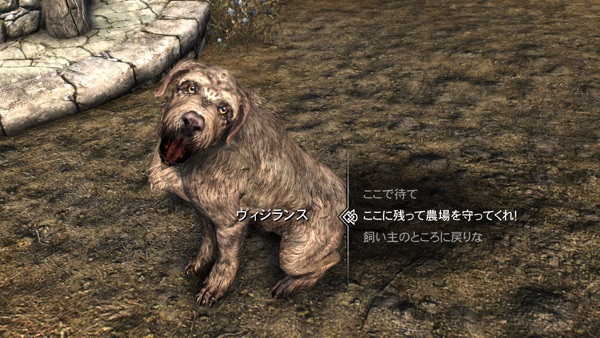 Skyrim ゴールデンヒルズ大農園の番犬