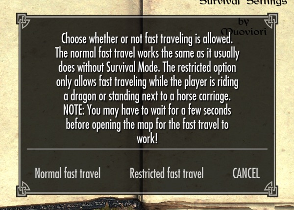 Survival Settings 18