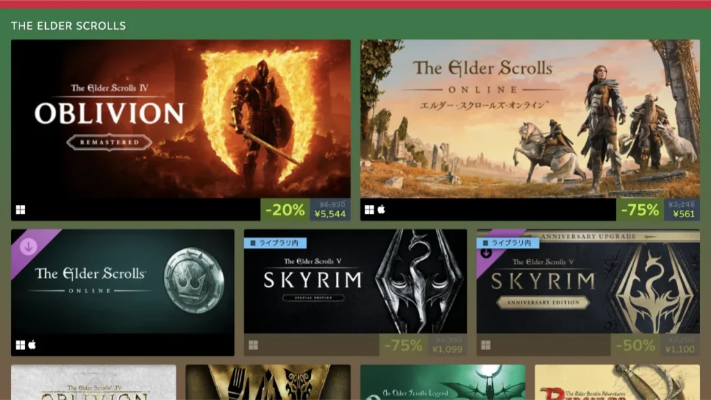 Steamスプリングセール 2